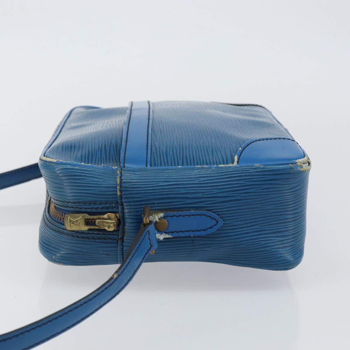 LOUIS VUITTON Epi Trocadero 27 Shoulder Bag Blue M52315 LV Auth 142606