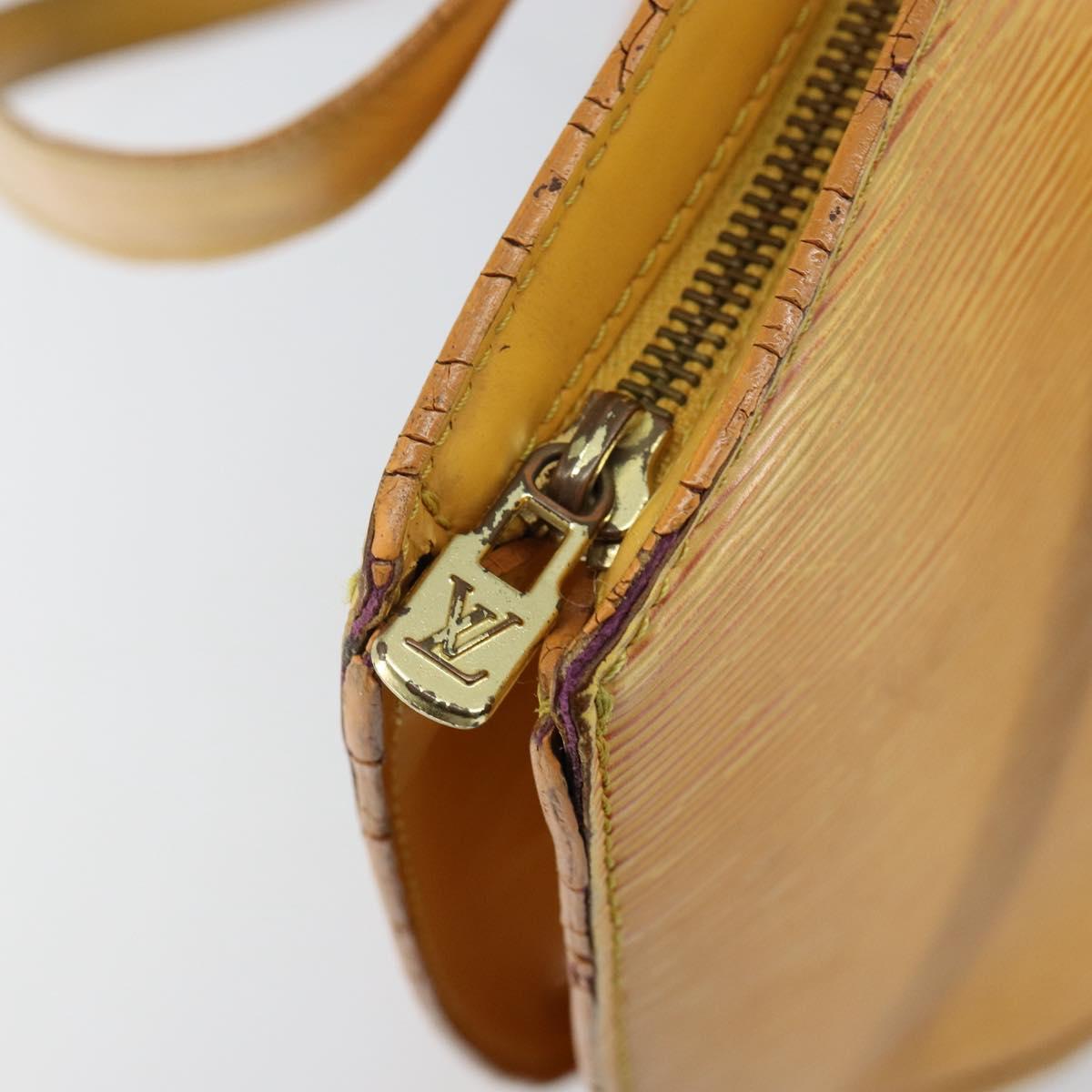 LOUIS VUITTON Epi Saint Jacques Shopping Shoulder Bag Yellow M52269 Auth 142607