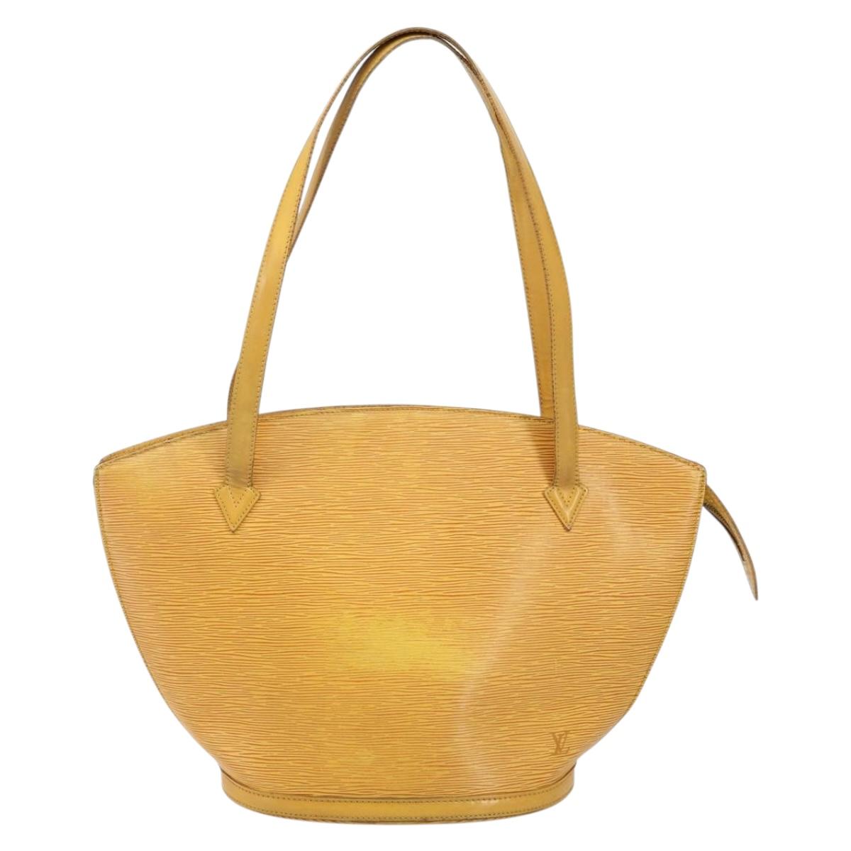 LOUIS VUITTON Epi Saint Jacques Shopping Shoulder Bag Yellow M52269 Auth 142607