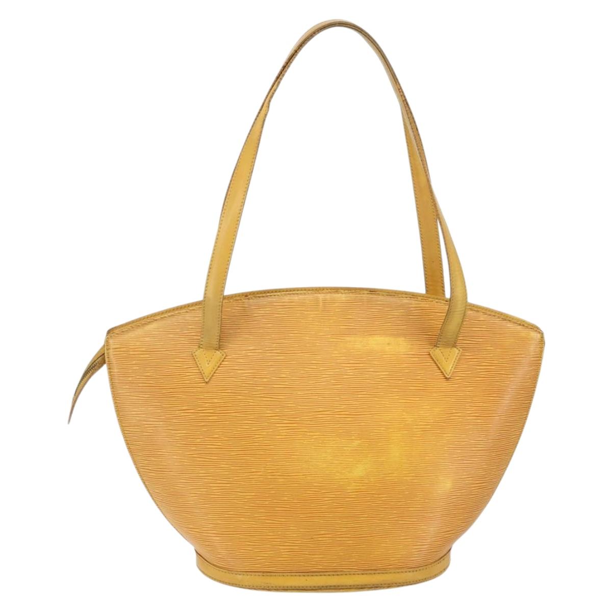 LOUIS VUITTON Epi Saint Jacques Shopping Shoulder Bag Yellow M52269 Auth 142607