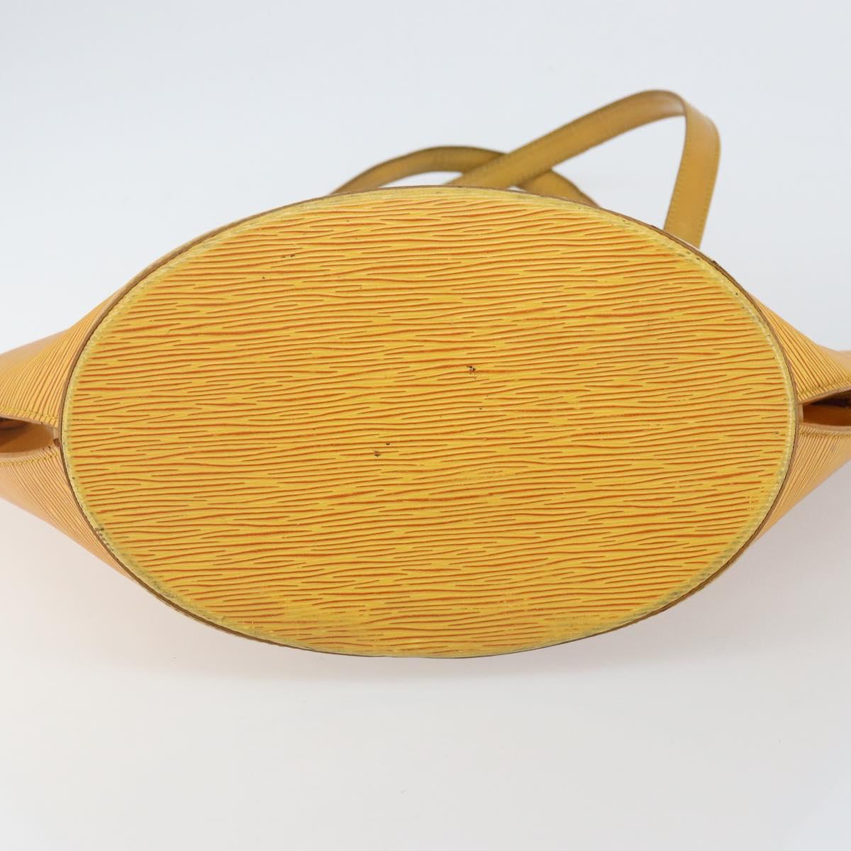 LOUIS VUITTON Epi Saint Jacques Shopping Shoulder Bag Yellow M52269 Auth 142607