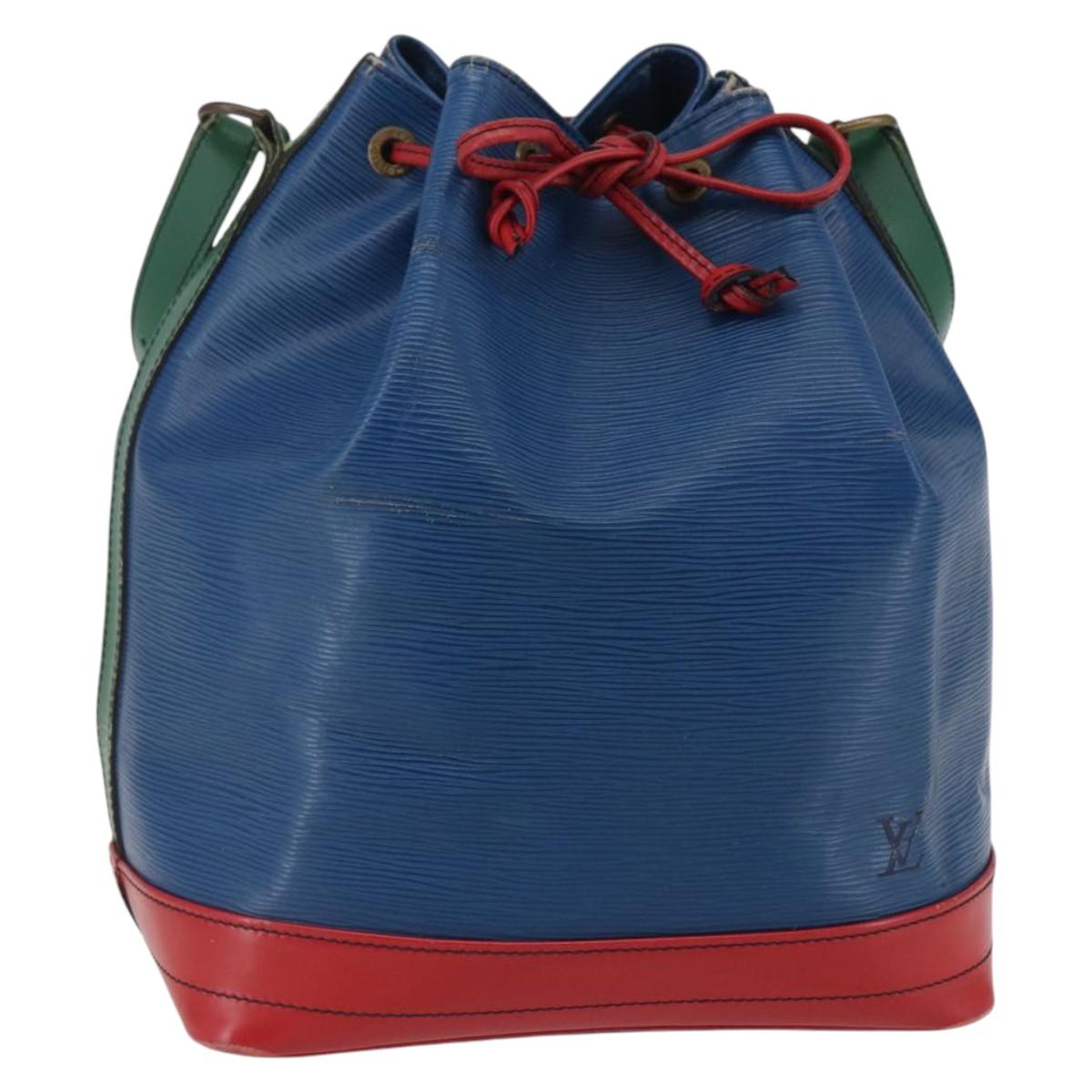 LOUIS VUITTON Epi Toriko Color Noe Bag Red Blue Green M44084 Auth 142609