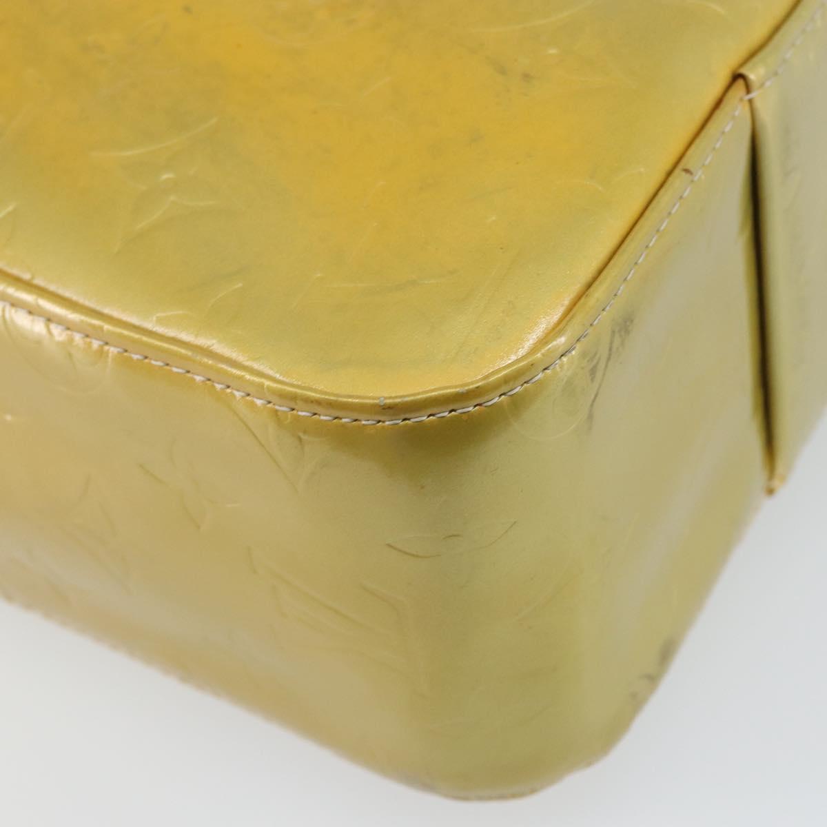 LOUIS VUITTON Monogram Vernis Columbus Tote Bag Gris M91028 LV Auth 142612