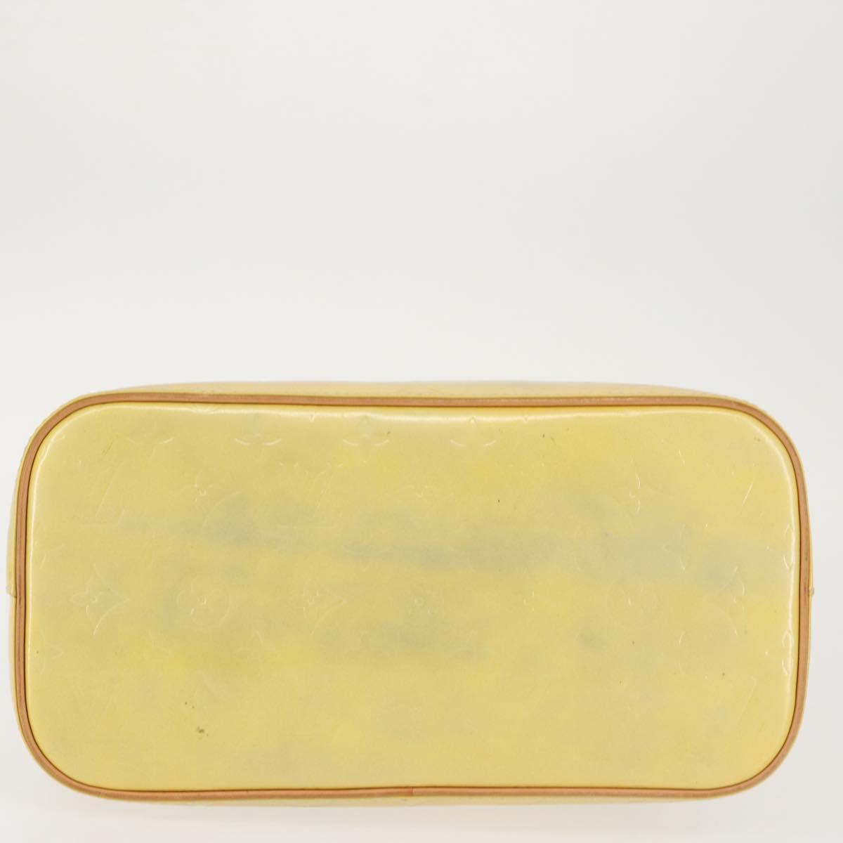 LOUIS VUITTON Monogram Vernis Houston Hand Bag Gris M91053 LV Auth 142613