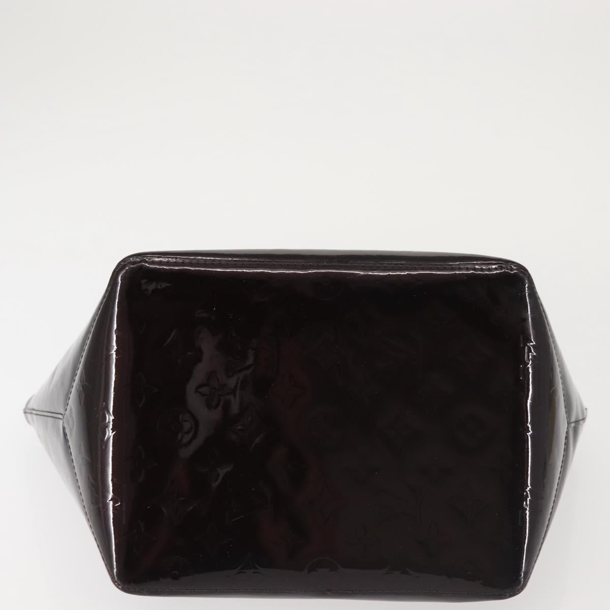 LOUIS VUITTON Monogram Vernis Bellevue GM Tote Bag Amarante M93589 Auth 142614