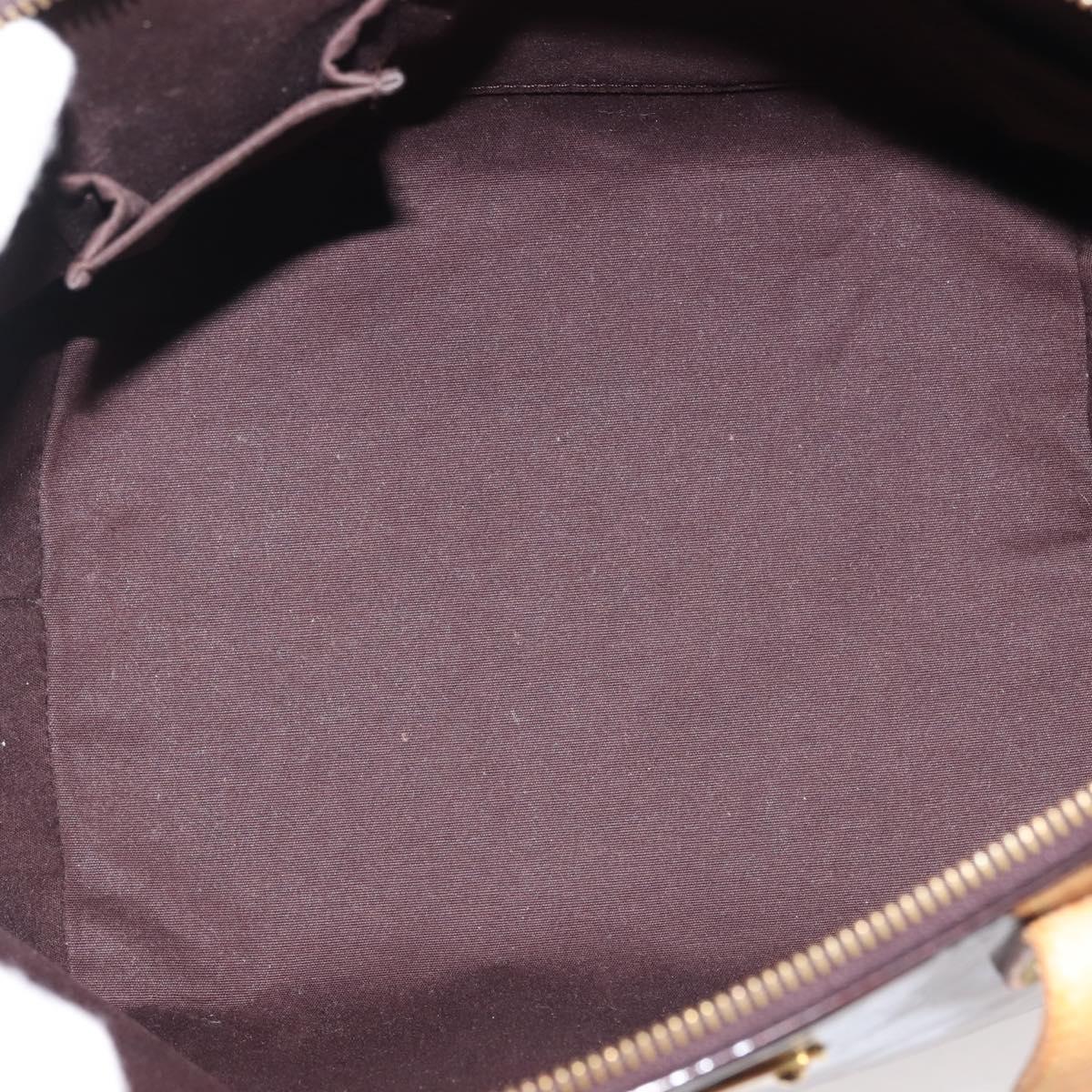 LOUIS VUITTON Monogram Vernis Bellevue GM Tote Bag Amarante M93589 Auth 142614