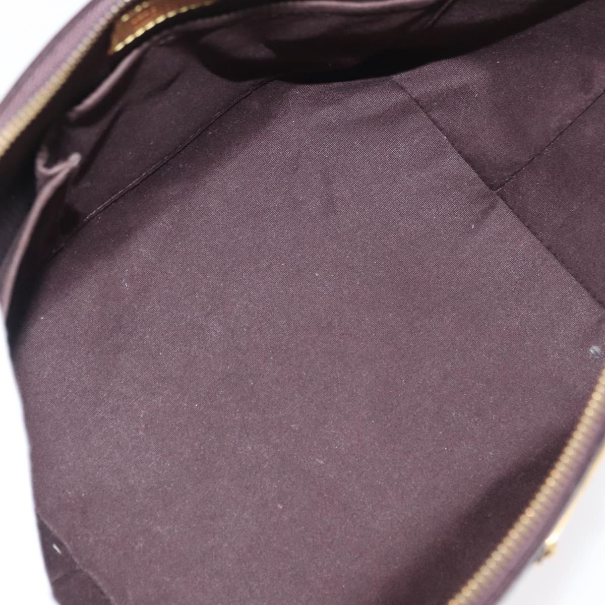 LOUIS VUITTON Monogram Vernis Bellevue GM Tote Bag Amarante M93589 Auth 142614