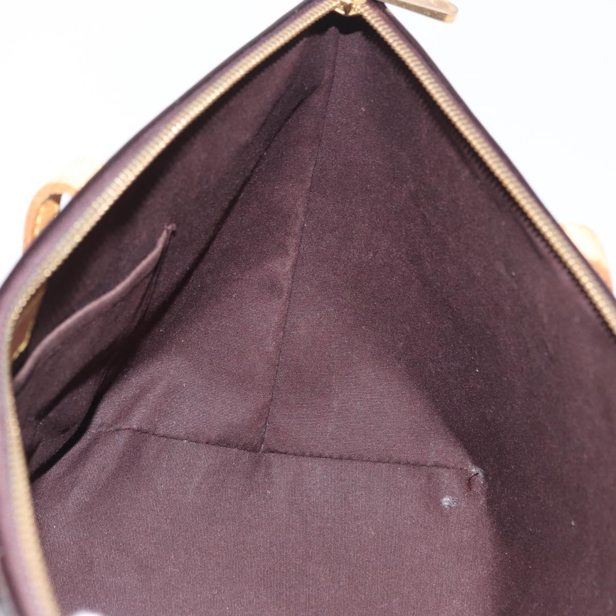 LOUIS VUITTON Monogram Vernis Bellevue GM Tote Bag Amarante M93589 Auth 142614