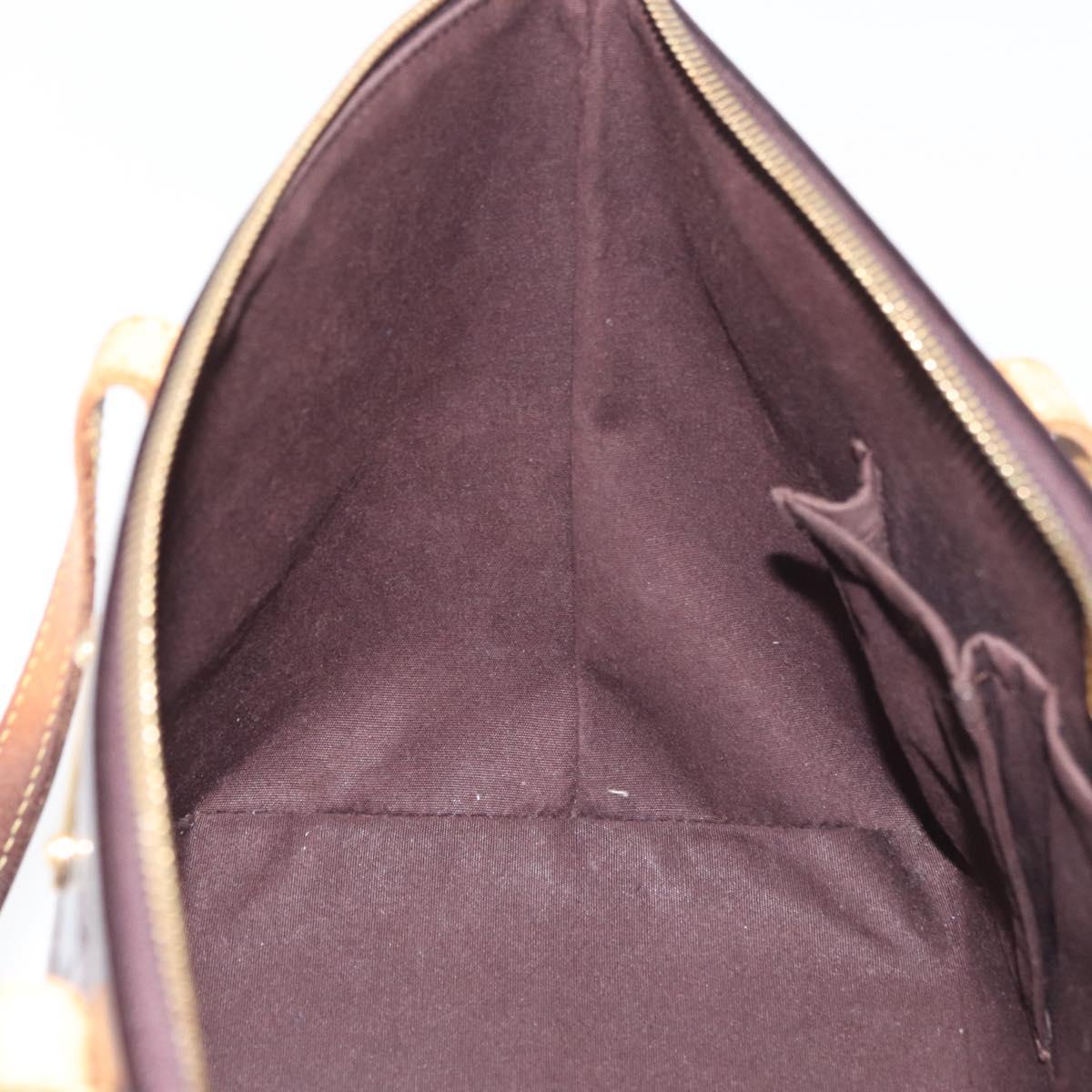 LOUIS VUITTON Monogram Vernis Bellevue GM Tote Bag Amarante M93589 Auth 142614