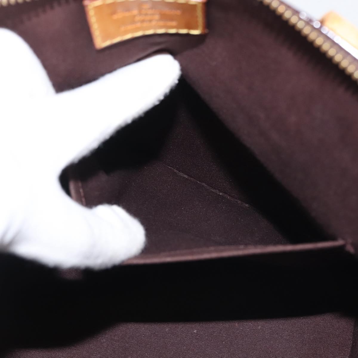 LOUIS VUITTON Monogram Vernis Bellevue GM Tote Bag Amarante M93589 Auth 142614