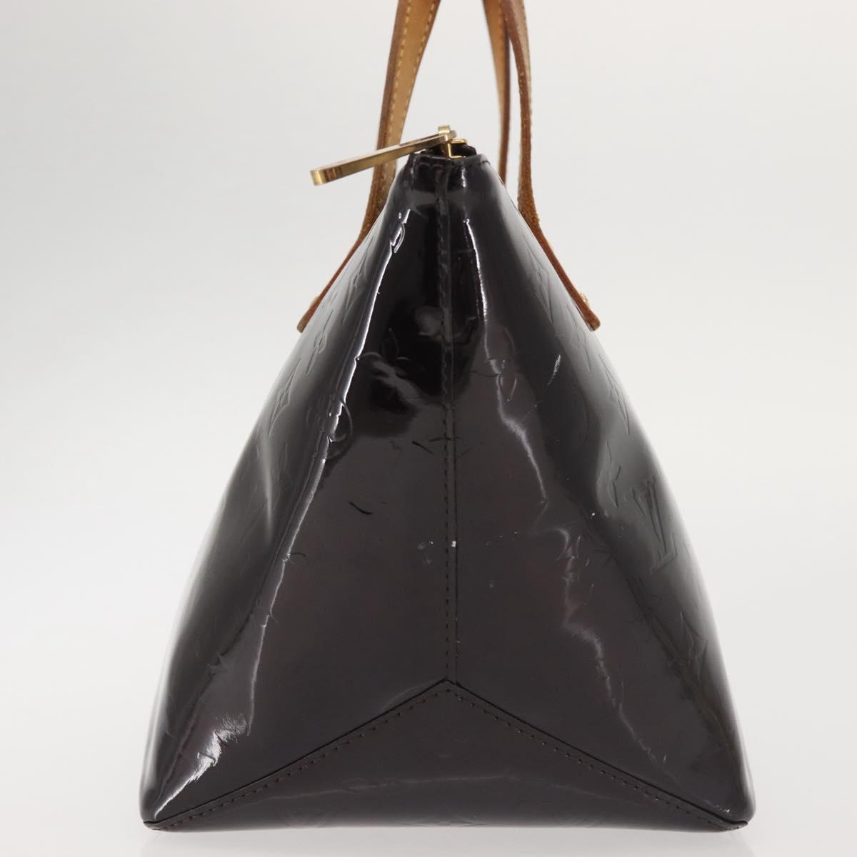 LOUIS VUITTON Monogram Vernis Bellevue GM Tote Bag Amarante M93589 Auth 142614