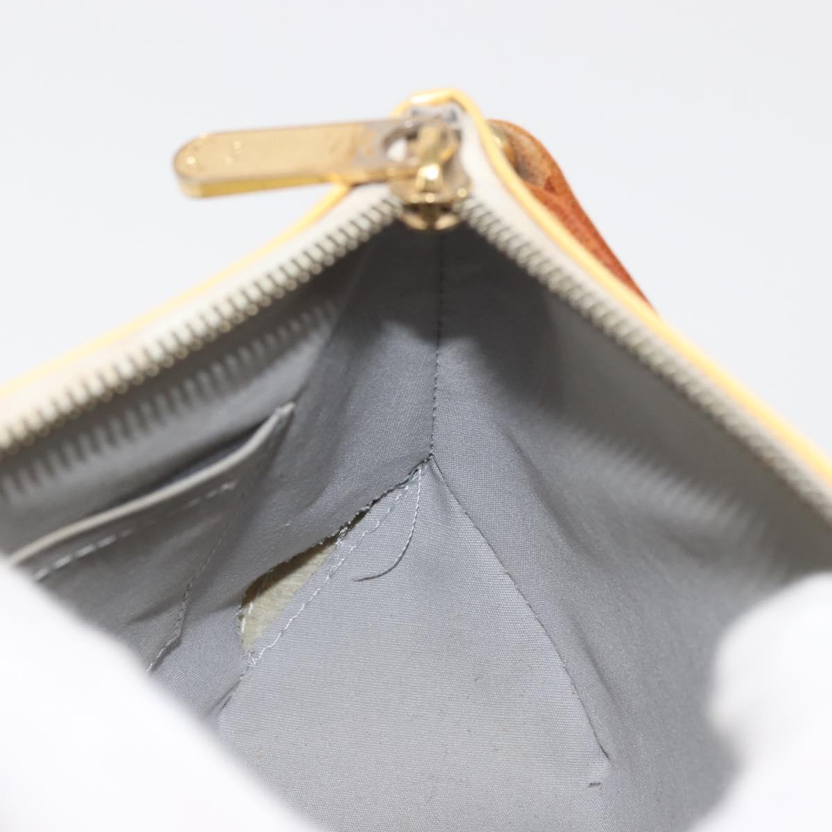 LOUIS VUITTON Monogram Vernis Minna Street Shoulder Bag Perle M91509 Auth 142615