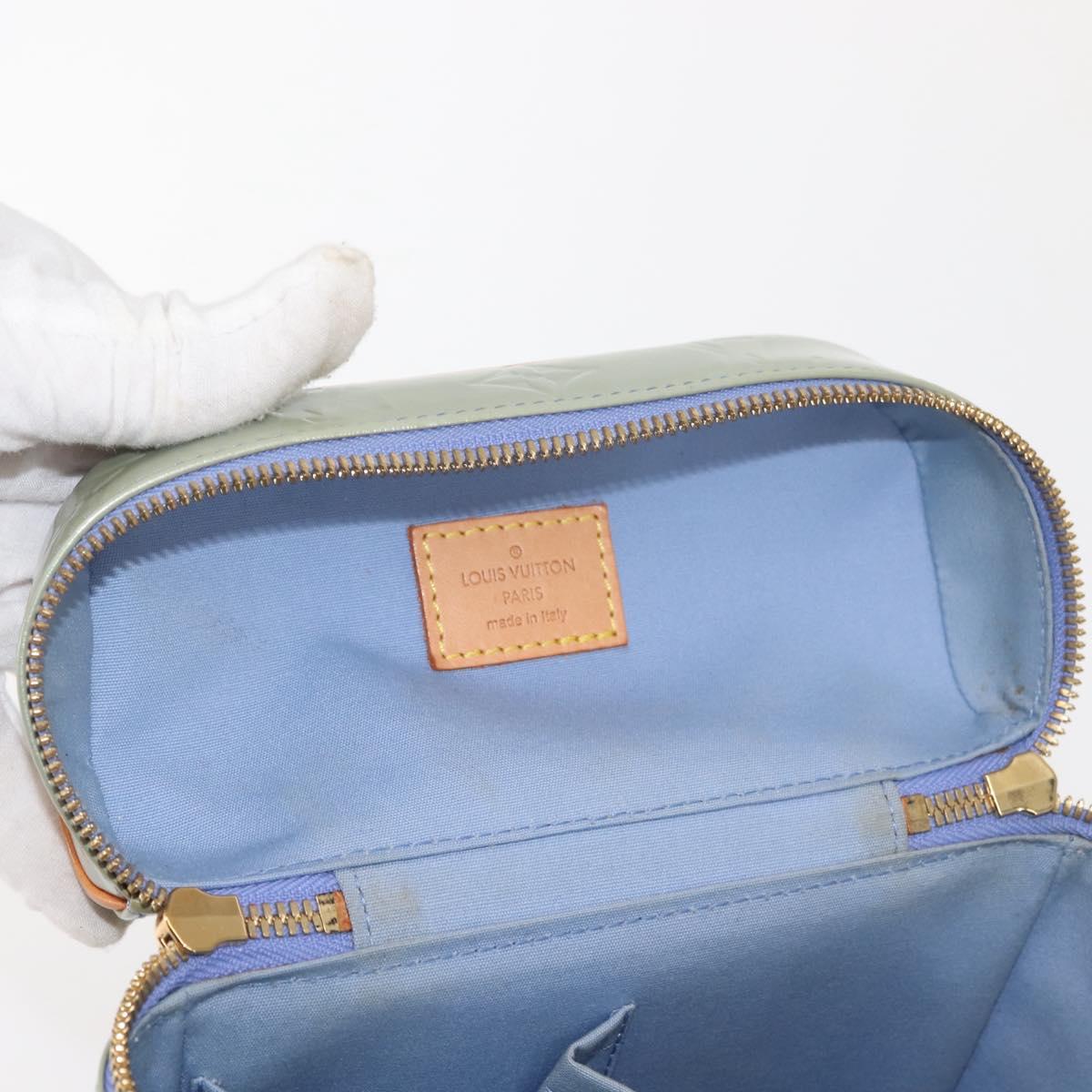 LOUIS VUITTON Monogram Vernis Sullivan Vertical Bag Lavande M91258 Auth 142617