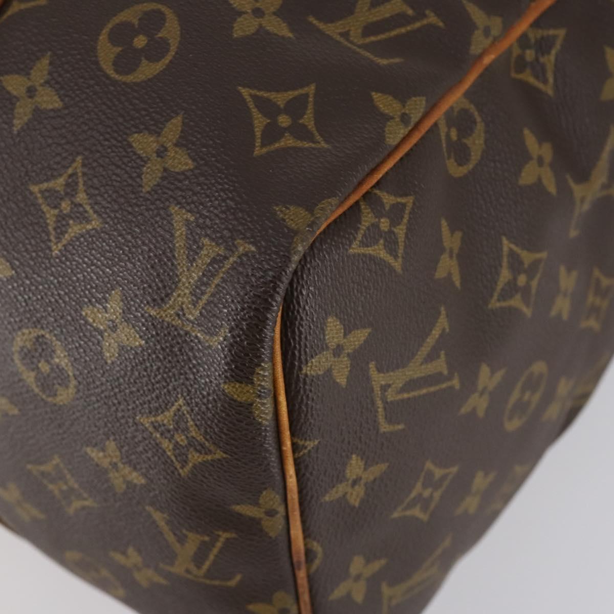 LOUIS VUITTON Monogram Sac Souple 35 Boston Bag M41626 LV Auth 142621