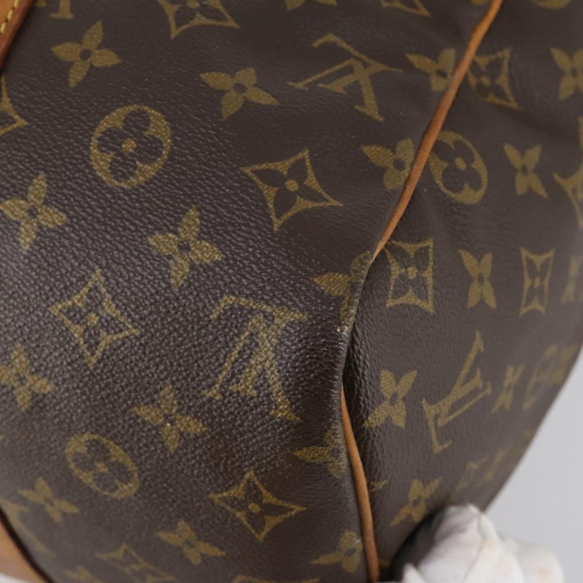 LOUIS VUITTON Monogram Sac Souple 35 Boston Bag M41626 LV Auth 142621