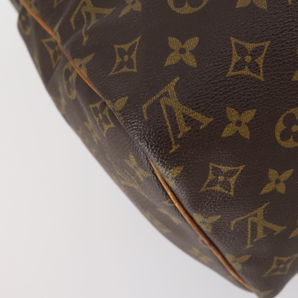 LOUIS VUITTON Monogram Sac Souple 35 Boston Bag M41626 LV Auth 142621