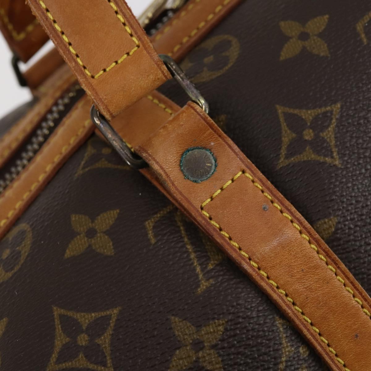 LOUIS VUITTON Monogram Sac Souple 35 Boston Bag M41626 LV Auth 142621