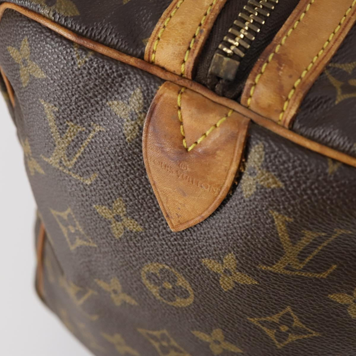 LOUIS VUITTON Monogram Sac Souple 35 Boston Bag M41626 LV Auth 142621