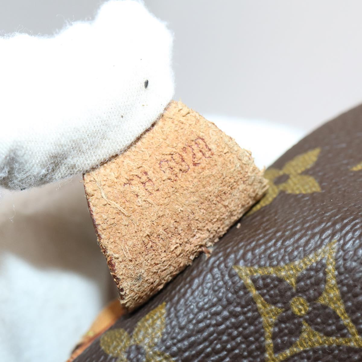 LOUIS VUITTON Monogram Sac Souple 35 Boston Bag M41626 LV Auth 142621