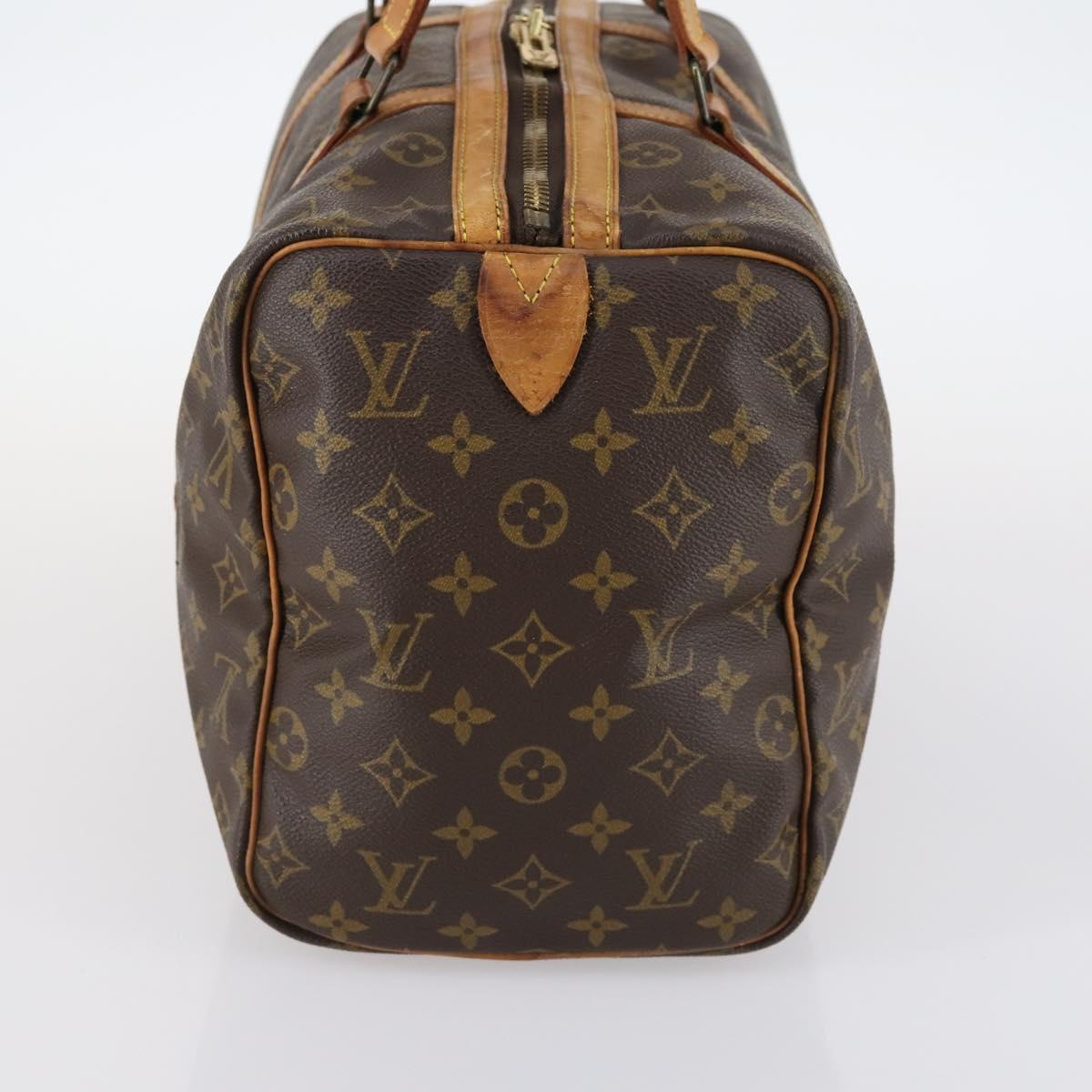 LOUIS VUITTON Monogram Sac Souple 35 Boston Bag M41626 LV Auth 142621