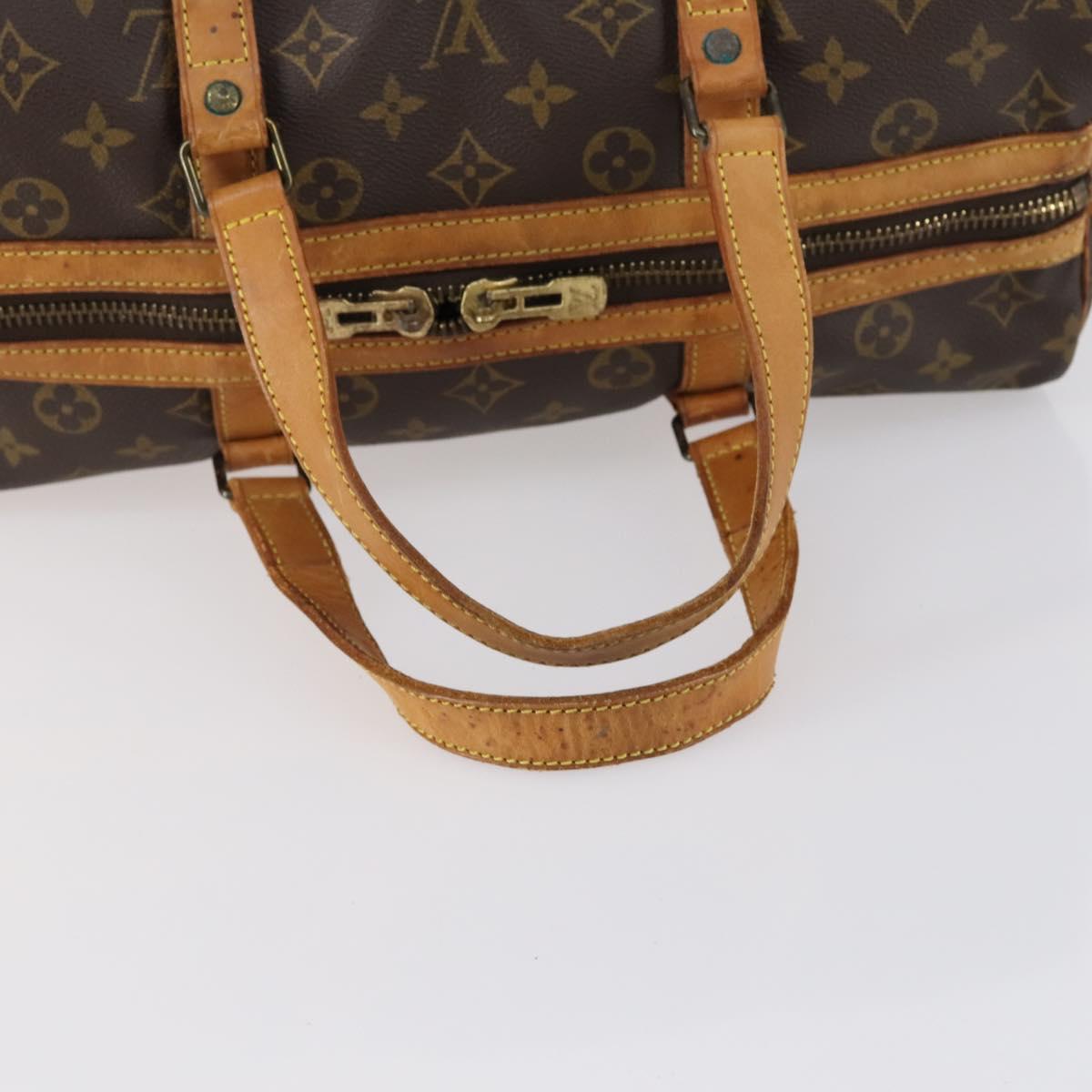 LOUIS VUITTON Monogram Sac Souple 35 Boston Bag M41626 LV Auth 142621