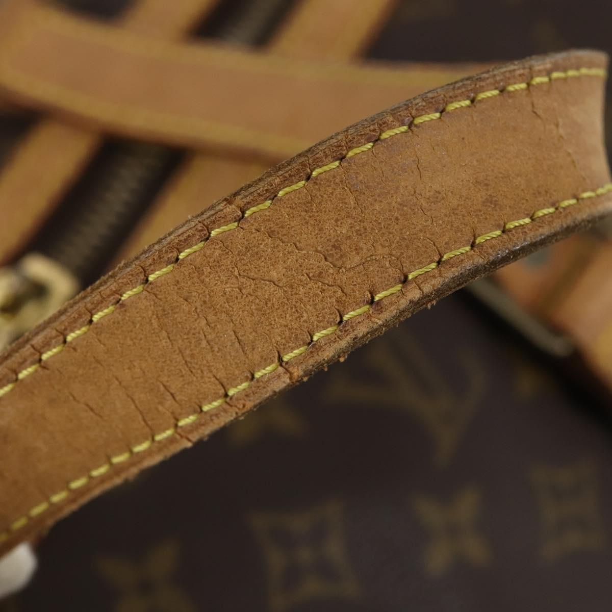 LOUIS VUITTON Monogram Sac Souple 45 Boston Bag M41624 LV Auth 142622