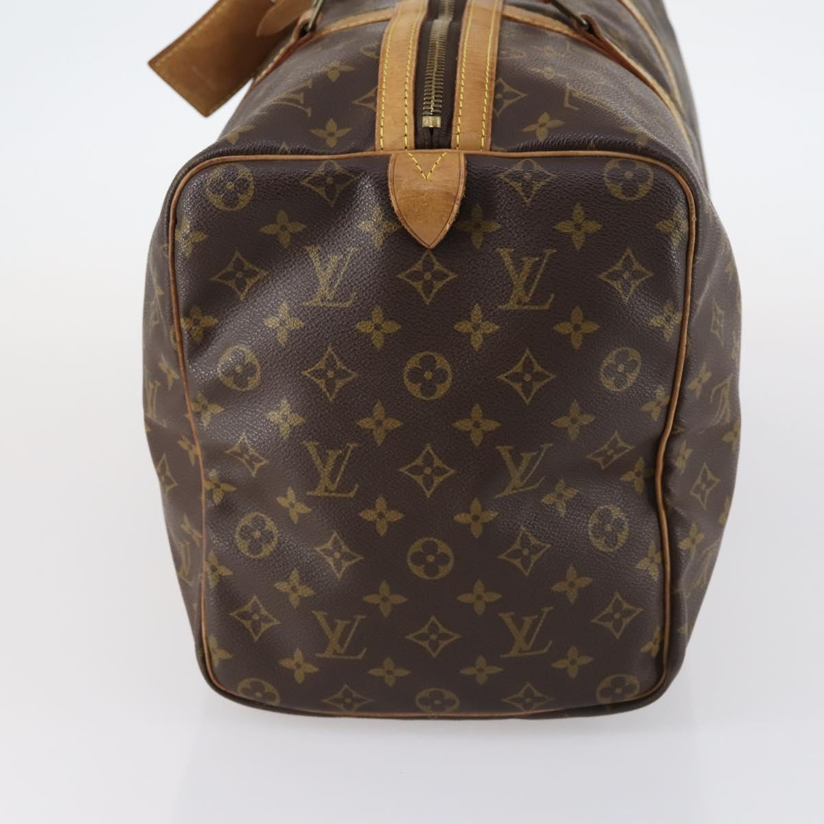 LOUIS VUITTON Monogram Sac Souple 45 Boston Bag M41624 LV Auth 142622