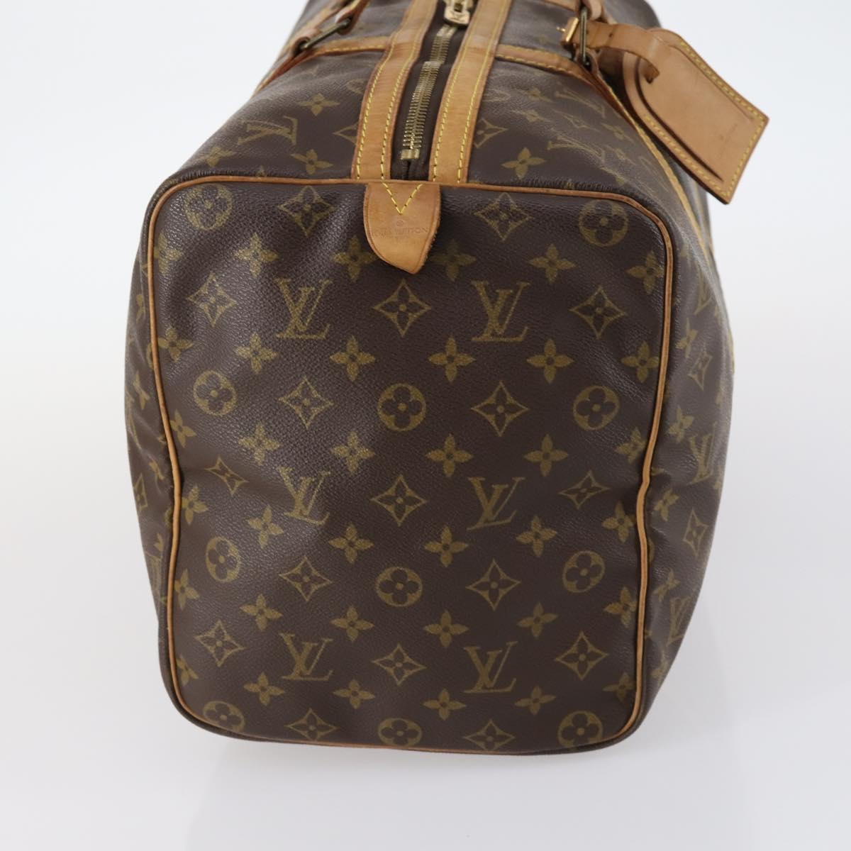 LOUIS VUITTON Monogram Sac Souple 45 Boston Bag M41624 LV Auth 142622