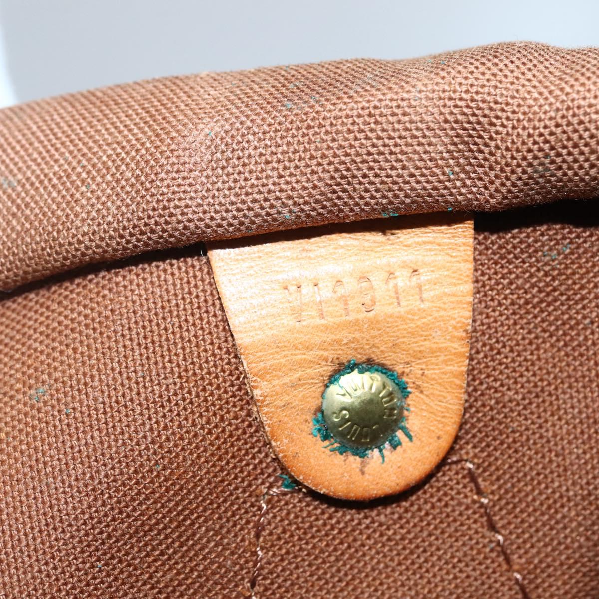 LOUIS VUITTON Monogram Speedy 30 Hand Bag M41526 LV Auth 142629