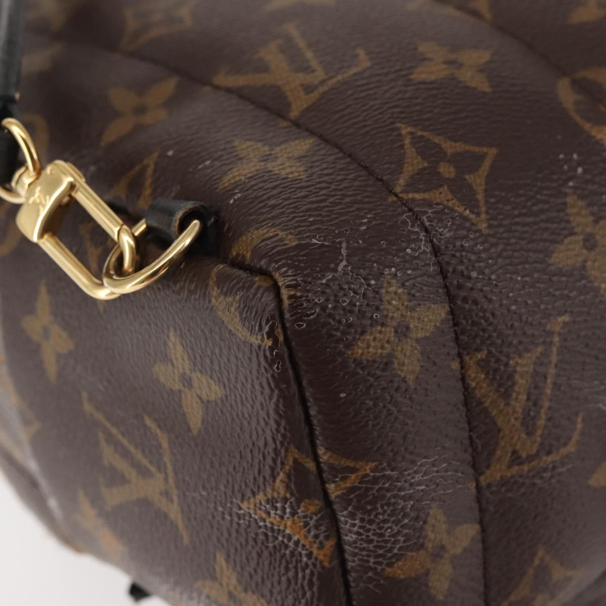 LOUIS VUITTON Monogram Palm Springs MINI Backpack M44873 LV Auth 142640