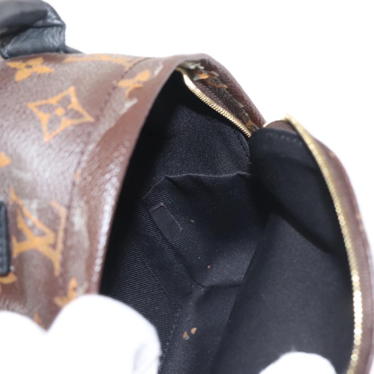 LOUIS VUITTON Monogram Palm Springs MINI Backpack M44873 LV Auth 142640