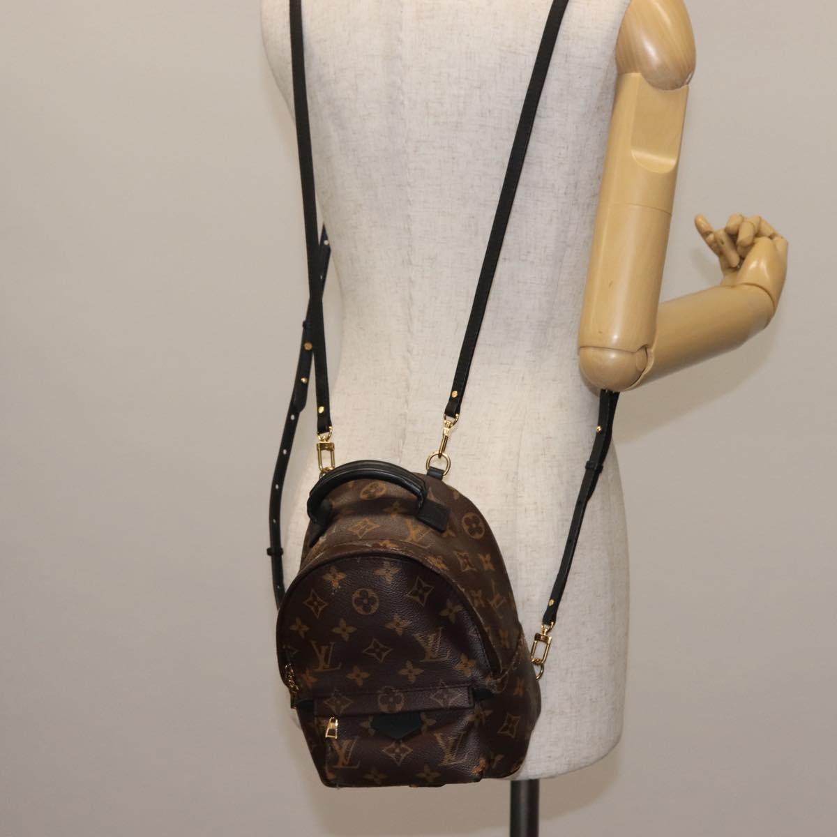 LOUIS VUITTON Monogram Palm Springs MINI Backpack M44873 LV Auth 142640