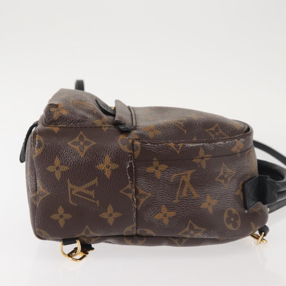 LOUIS VUITTON Monogram Palm Springs MINI Backpack M44873 LV Auth 142640