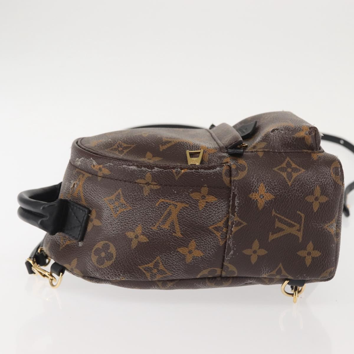 LOUIS VUITTON Monogram Palm Springs MINI Backpack M44873 LV Auth 142640