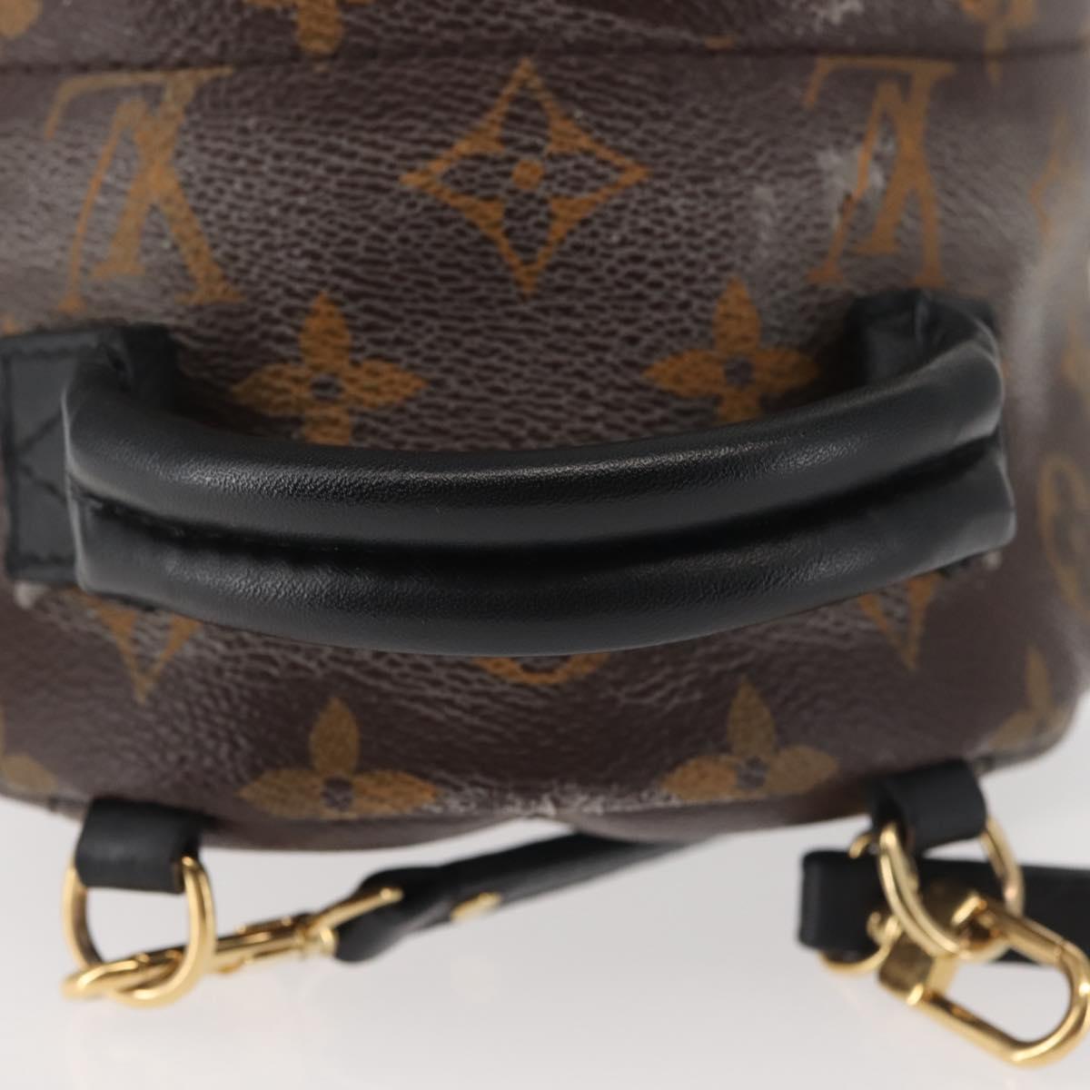 LOUIS VUITTON Monogram Palm Springs MINI Backpack M44873 LV Auth 142640