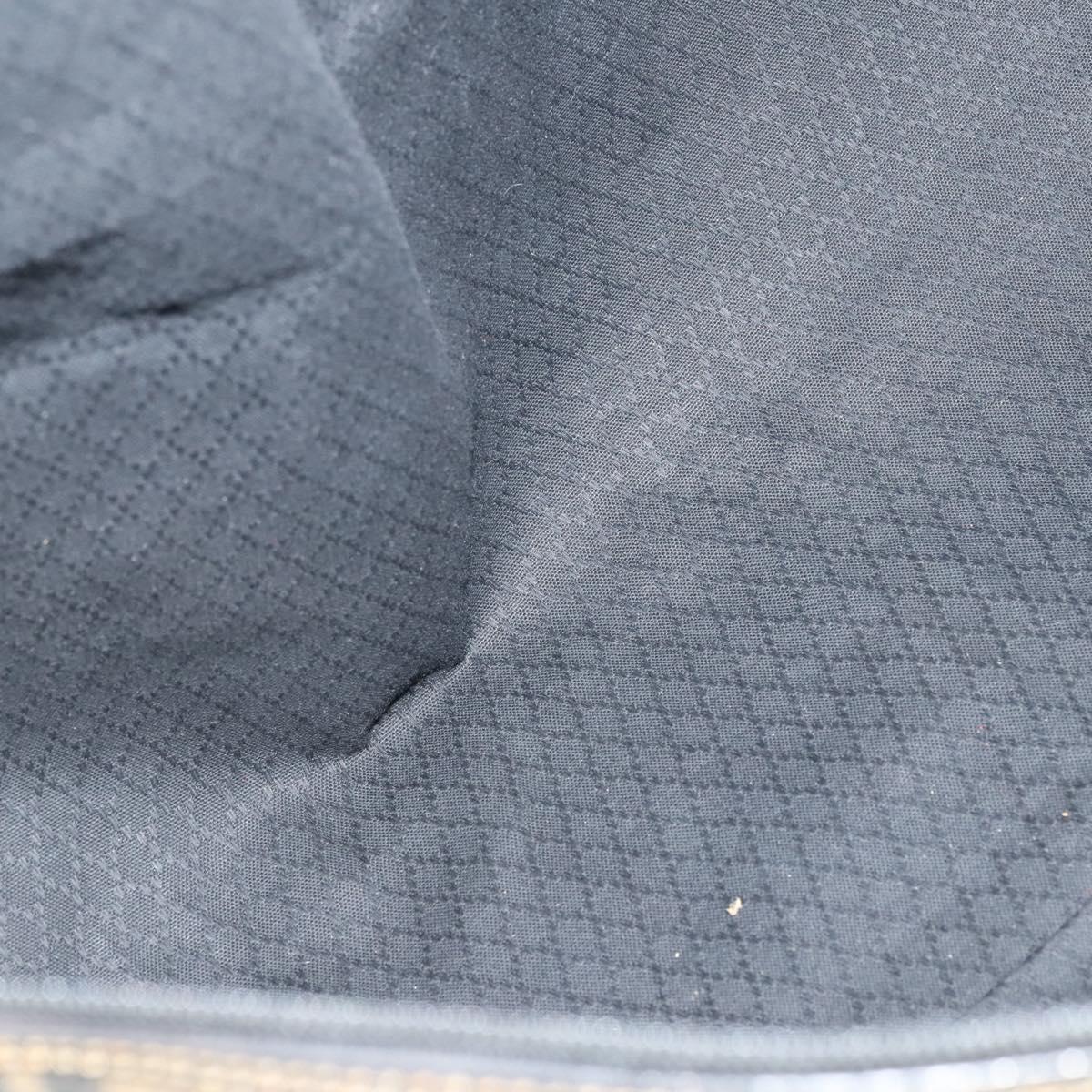 FENDI Zucca Canvas Boston Bag PVC Black Brown gold Auth 142675