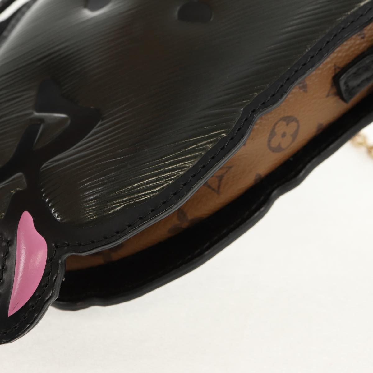 LOUIS VUITTON Epi Dog Face Pochette Shoulder Bag Gray M53171 LV Auth 142694M