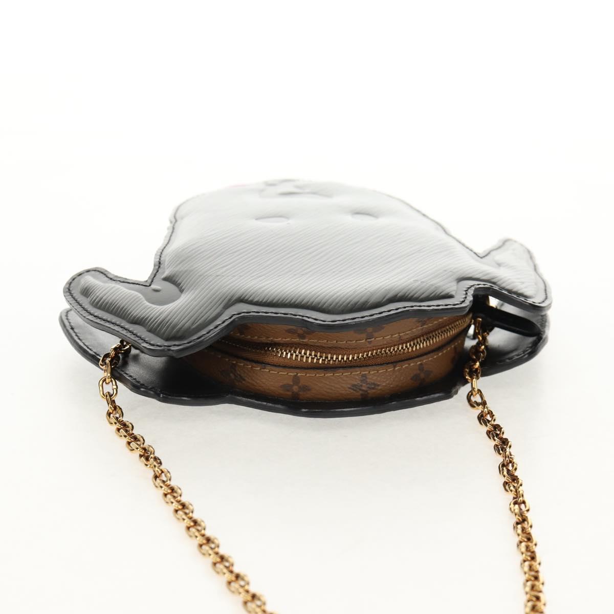 LOUIS VUITTON Epi Dog Face Pochette Shoulder Bag Gray M53171 LV Auth 142694SAM