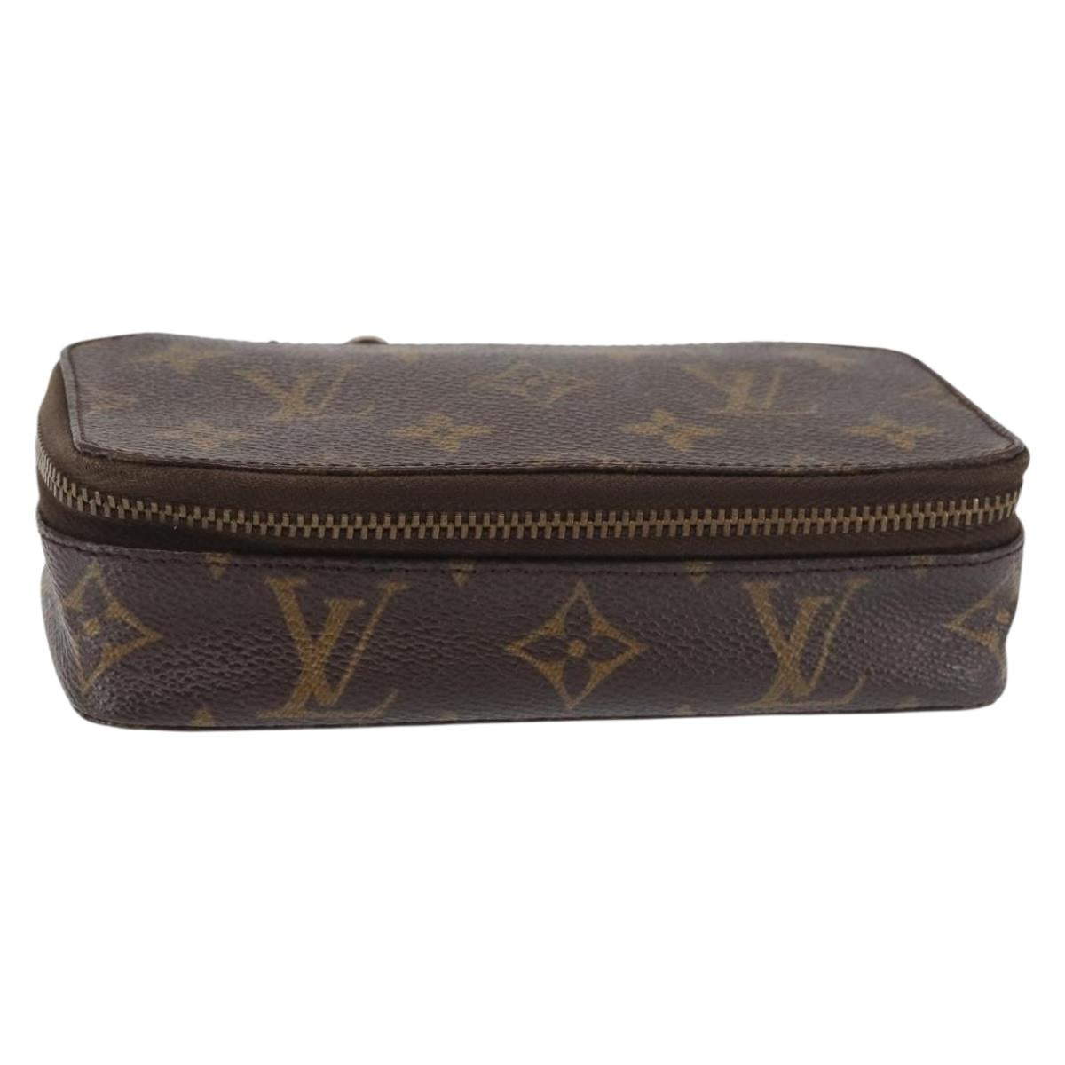 LOUIS VUITTON Monogram Posh Monte Carlo Jewelry Box M47350 LV Auth 142700