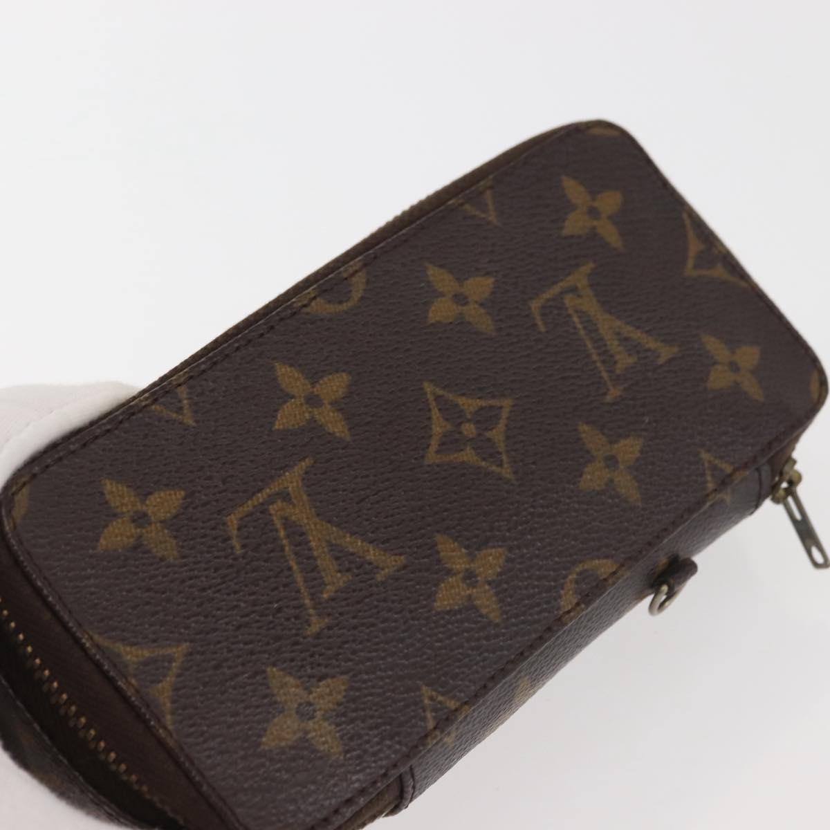 LOUIS VUITTON Monogram Posh Monte Carlo Jewelry Box M47350 LV Auth 142700