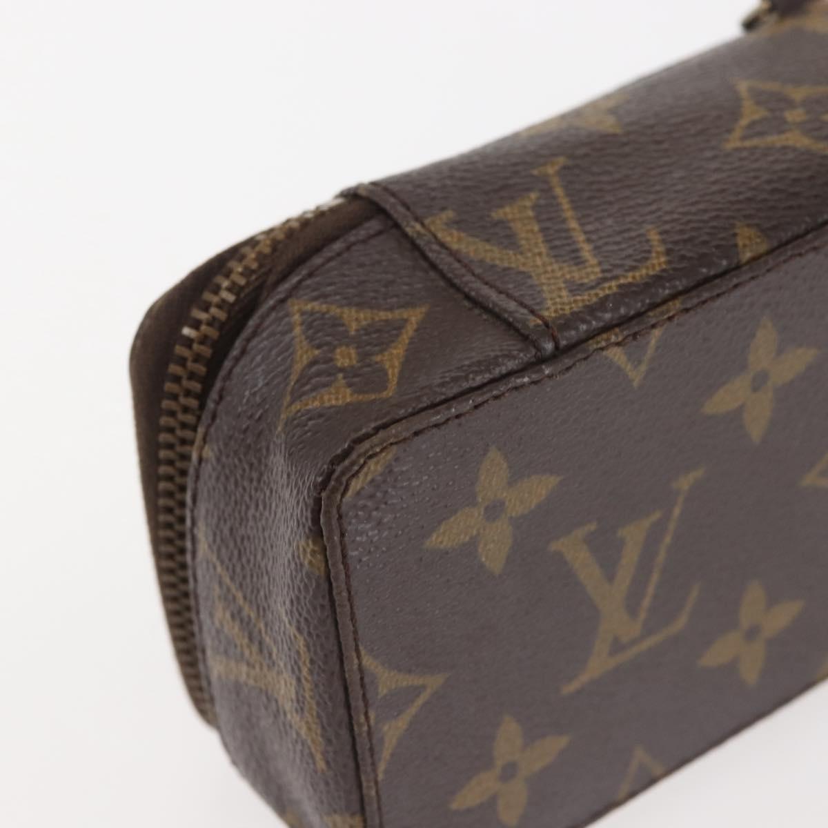 LOUIS VUITTON Monogram Posh Monte Carlo Jewelry Box M47350 LV Auth 142700