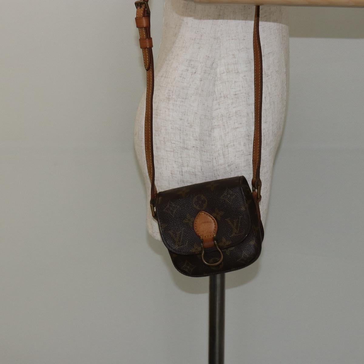 LOUIS VUITTON Monogram Bebe Monogram Saint Cloud Bag M51245 LV Auth 142712