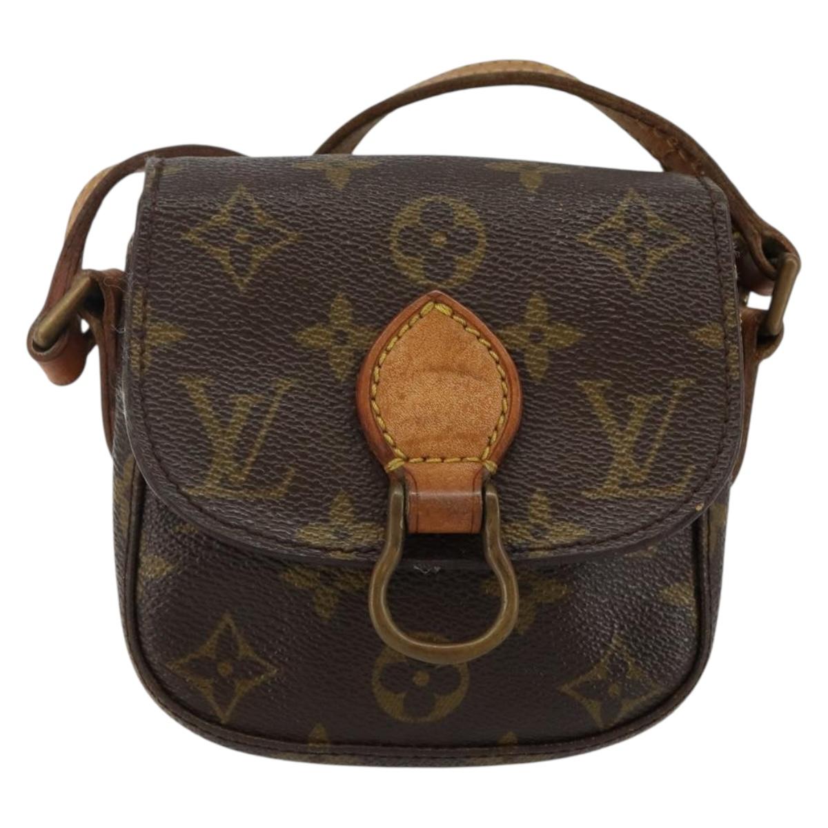LOUIS VUITTON Monogram Bebe Monogram Saint Cloud Bag M51245 LV Auth 142712