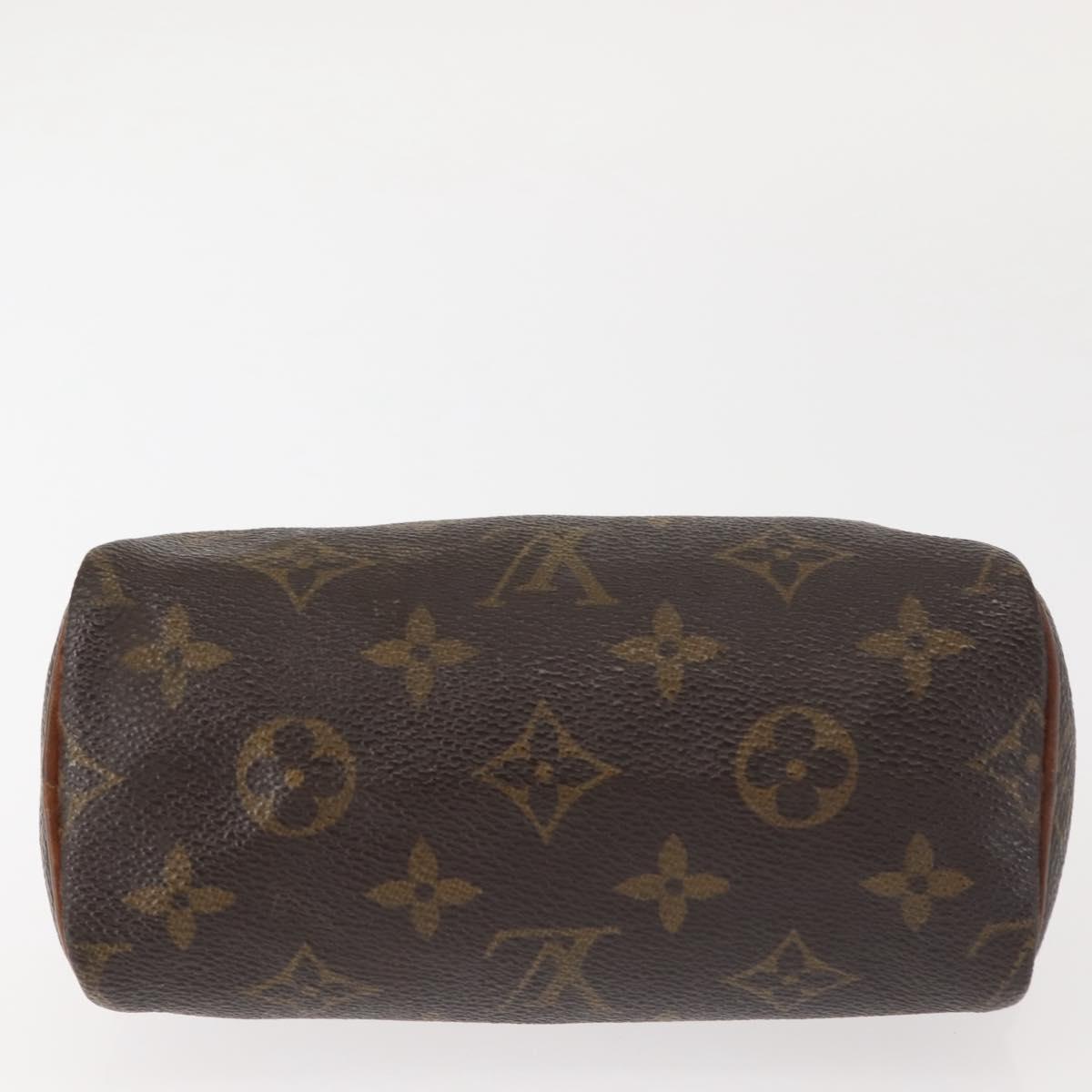 LOUIS VUITTON Monogram Mini Speedy Hand Bag M41534 LV Auth 142713