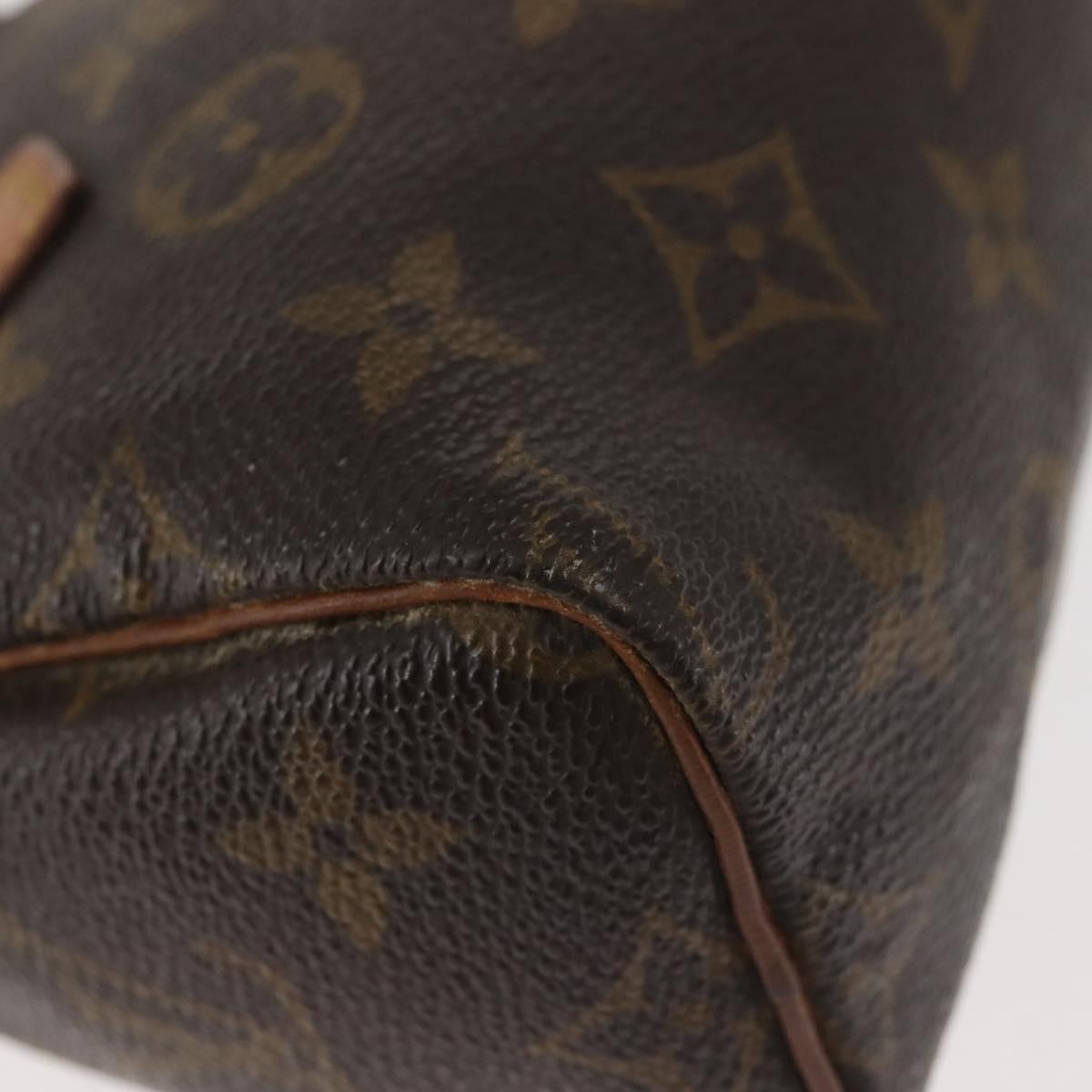 LOUIS VUITTON Monogram Mini Speedy Hand Bag M41534 LV Auth 142713