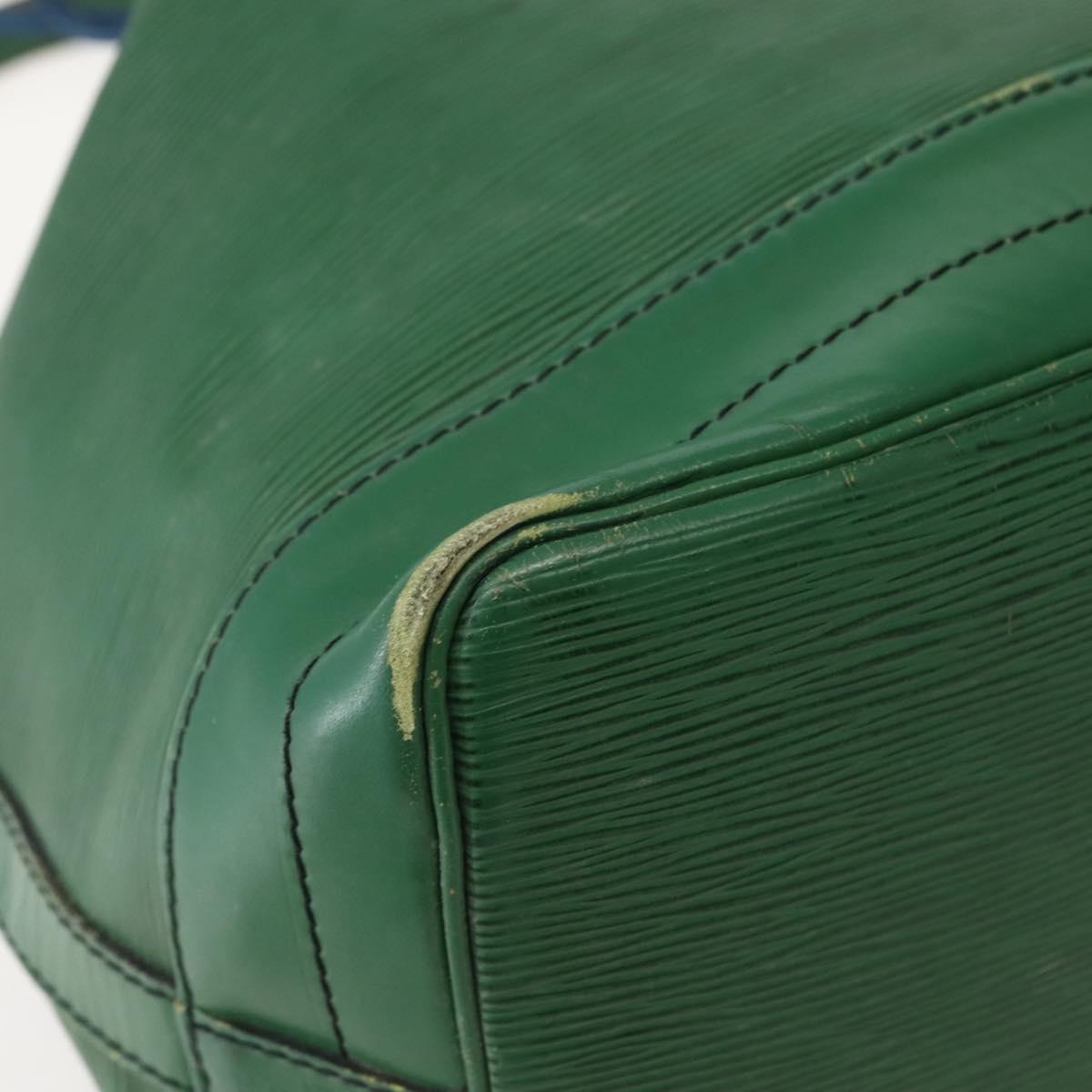 LOUIS VUITTON Epi Noe Shoulder Bag Bicolor Green Blue M44044 LV Auth 142714