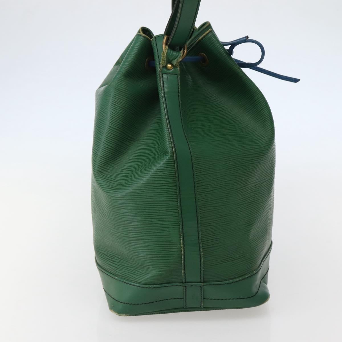 LOUIS VUITTON Epi Noe Shoulder Bag Bicolor Green Blue M44044 LV Auth 142714