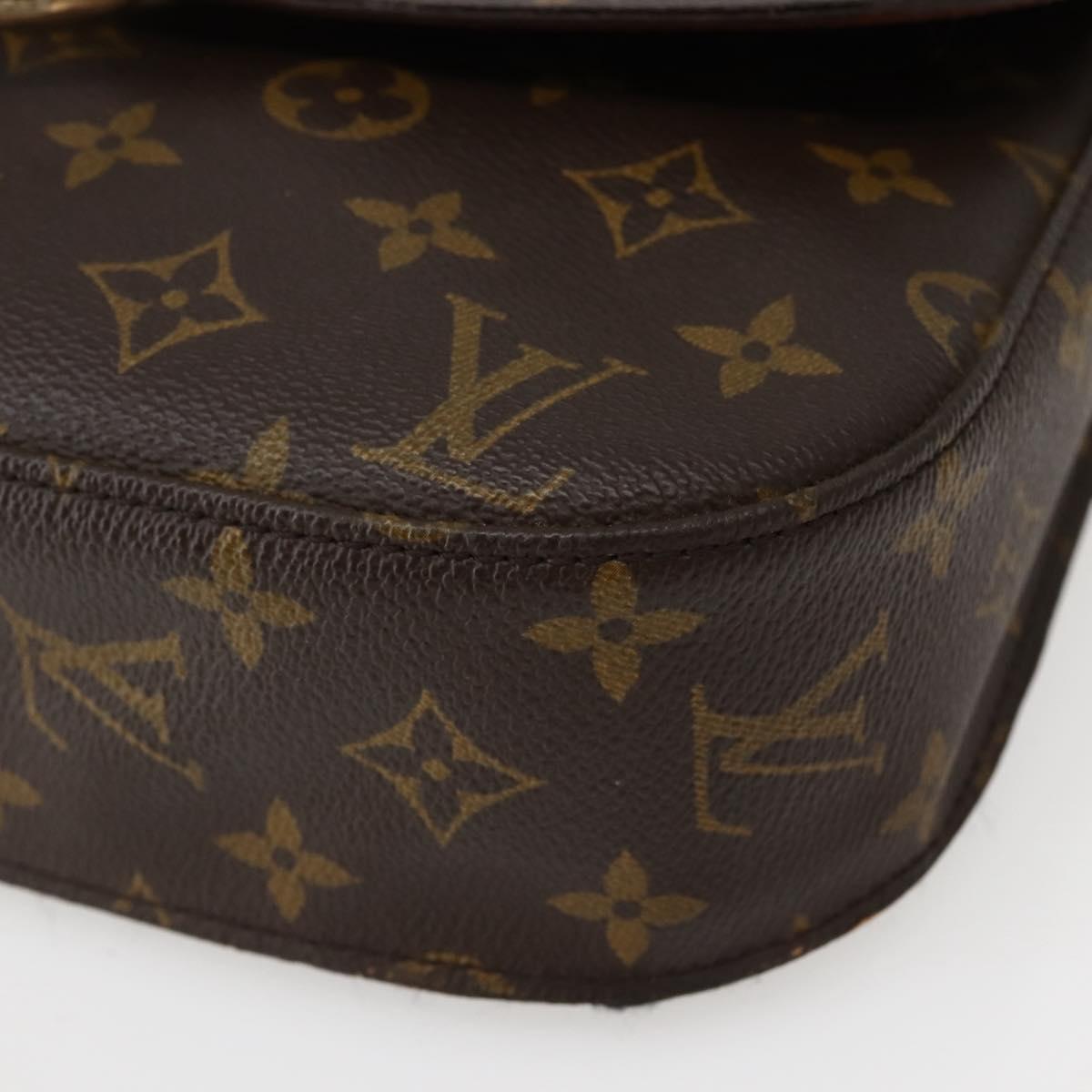LOUIS VUITTON Monogram Saint Cloud GM Shoulder Bag M51242 LV Auth 142717