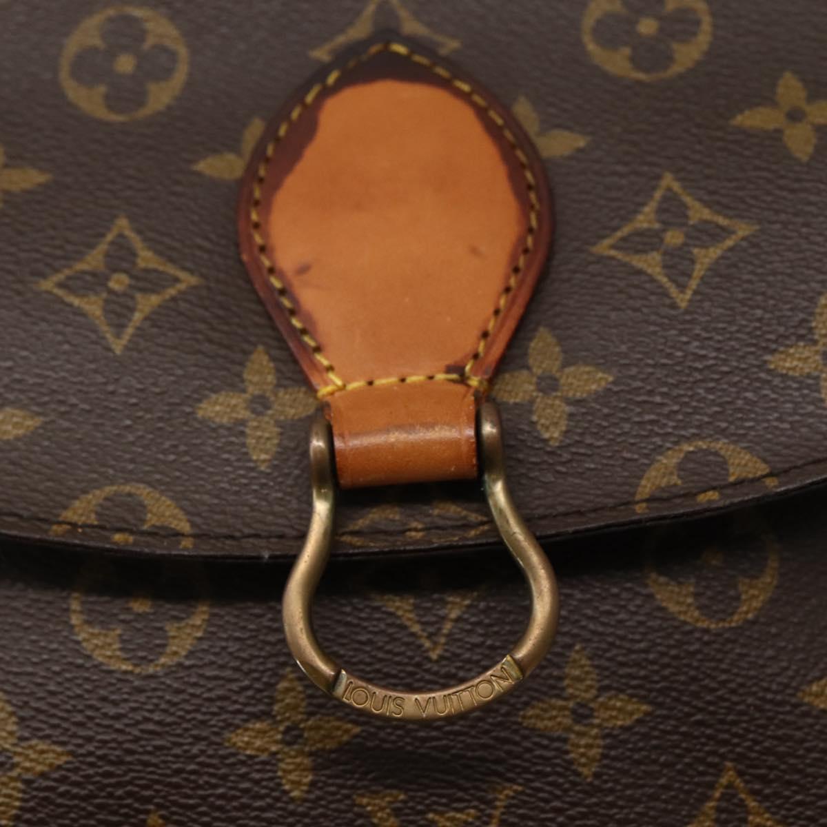 LOUIS VUITTON Monogram Saint Cloud GM Shoulder Bag M51242 LV Auth 142717