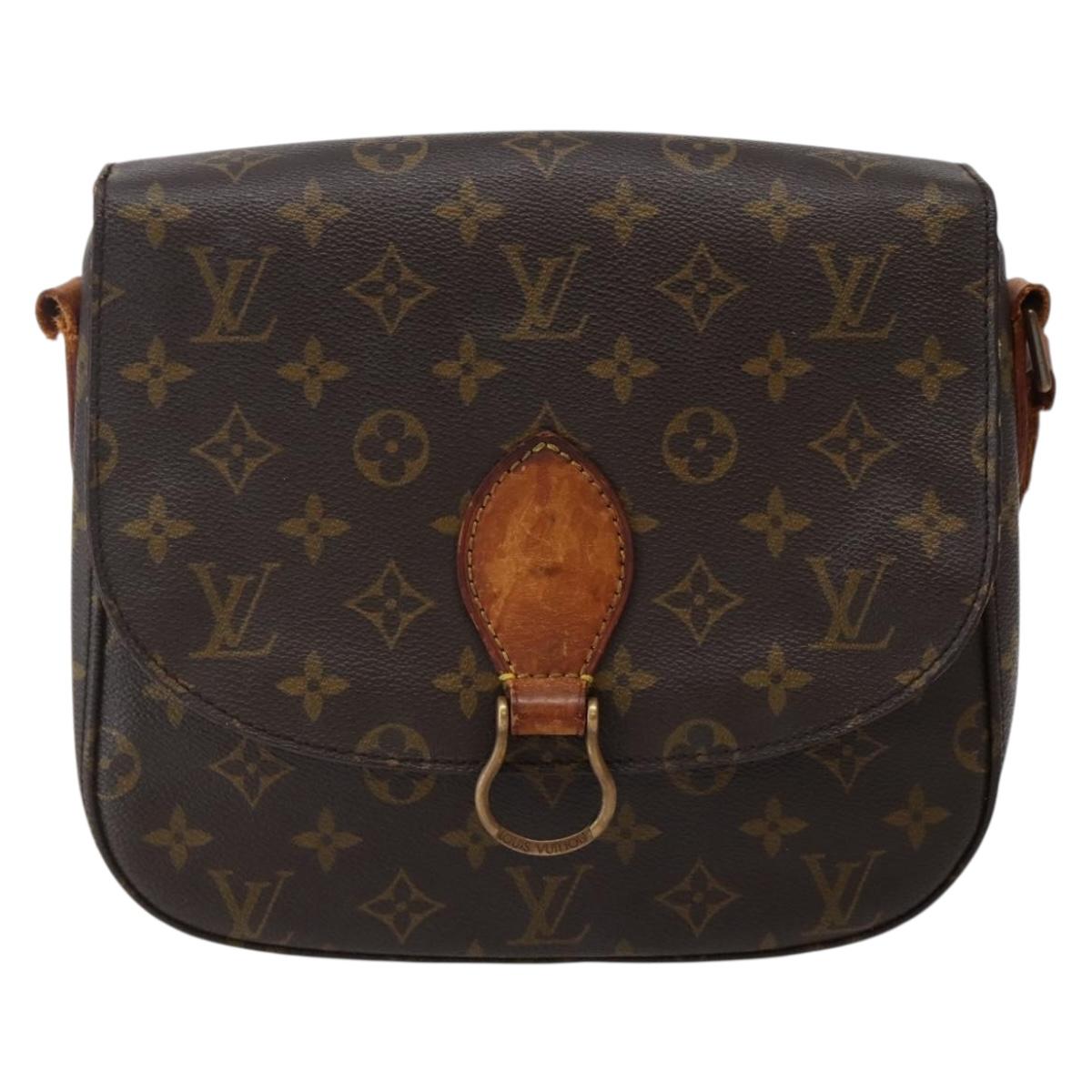 LOUIS VUITTON Monogram Saint Cloud GM Shoulder Bag M51242 LV Auth 142719